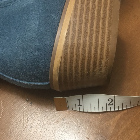 Ladies Suede leather boots powder blue size 8 - Picture 12 of 15